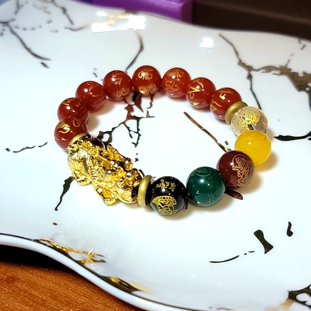 Chinese Good Luck Jade Bracelet